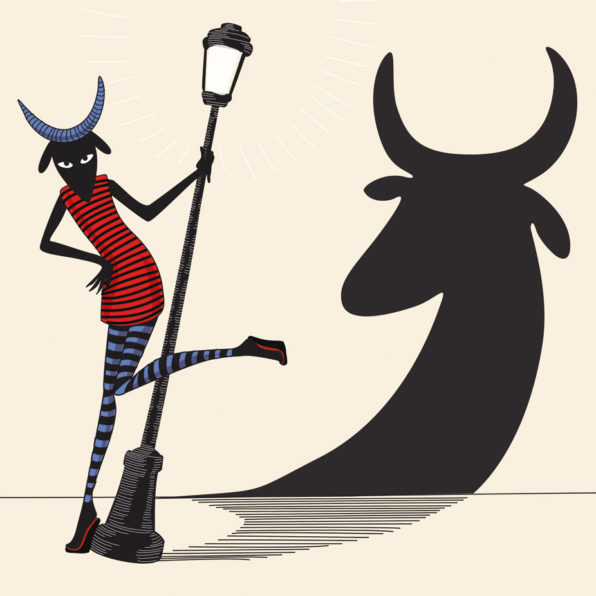 Horoscope Velvet magazine illustration Mesdemoiselles