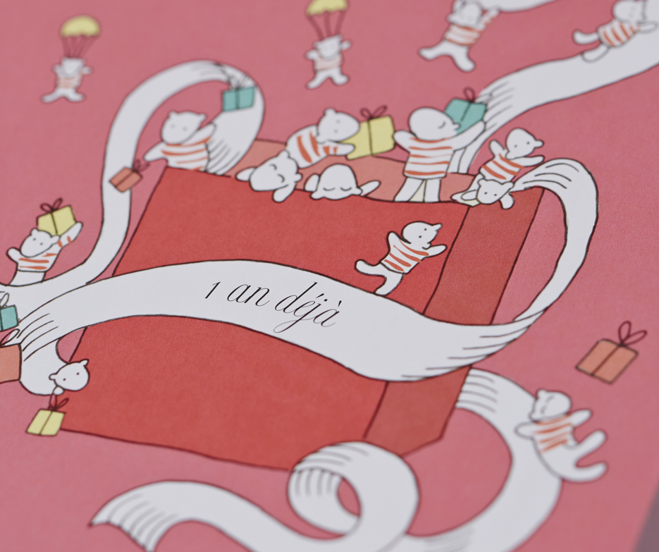 Le journal de mon bébé, livre à remplir, pop up, illustration Aurélie Castex